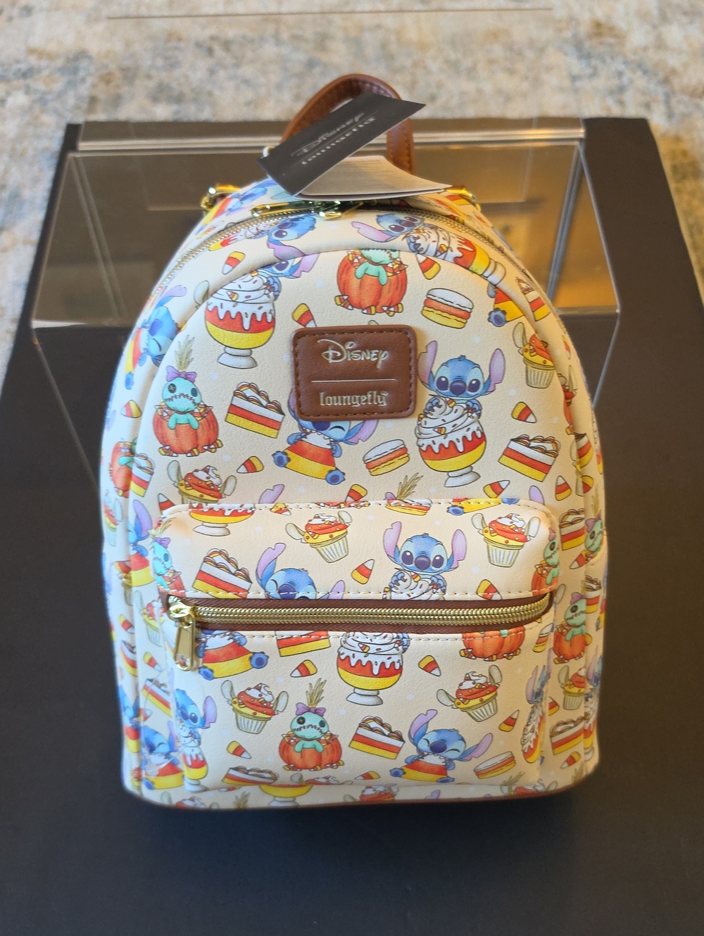 Loungefly Stitch And Scrump Halloween Treats Mini Backpack. NWT.